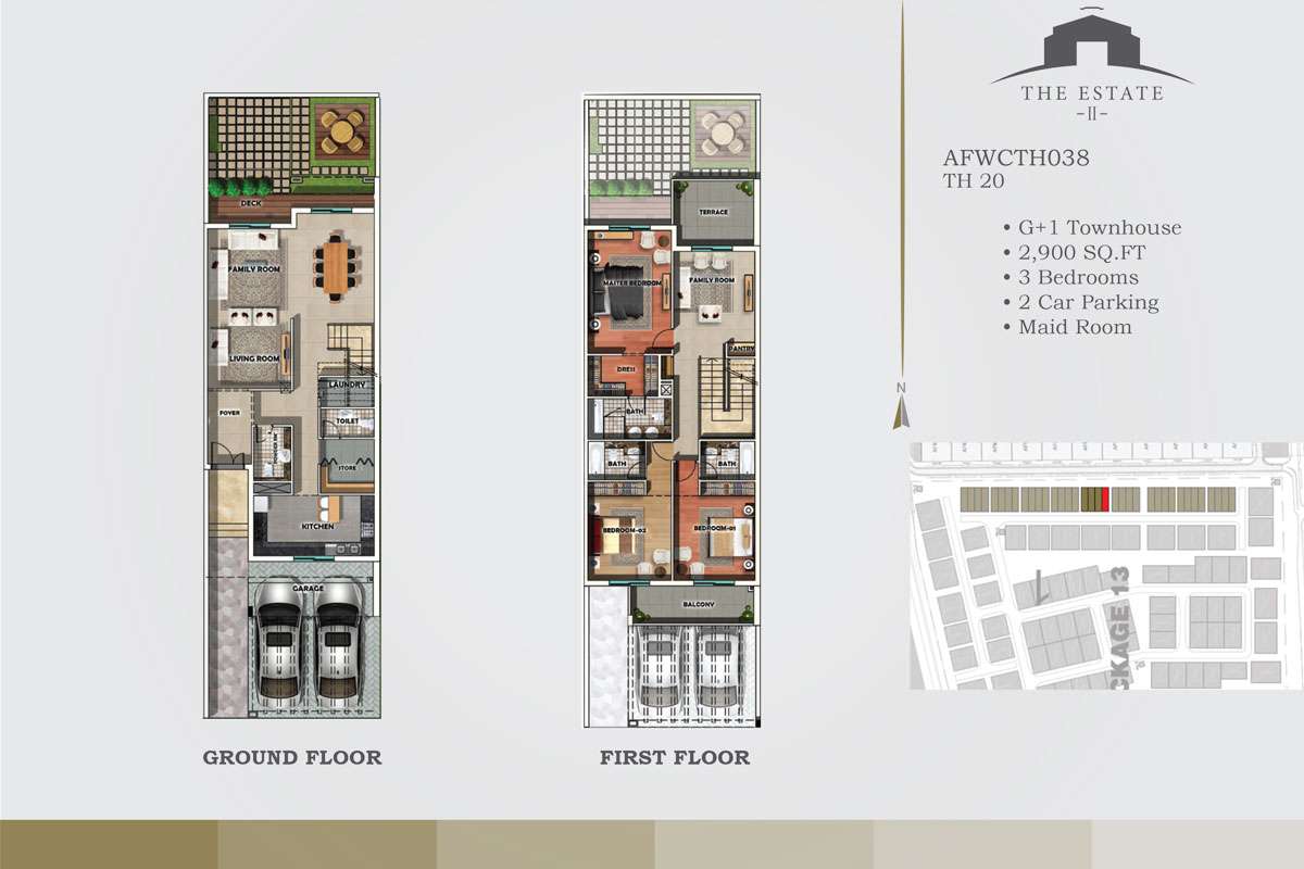 AFWCTH038-TH 20, G1 Townhouse, 2 Car Parking,